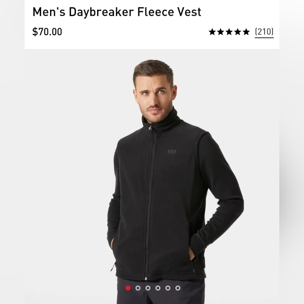 Helly Hansen Men's Daybreaker Fleece Vest